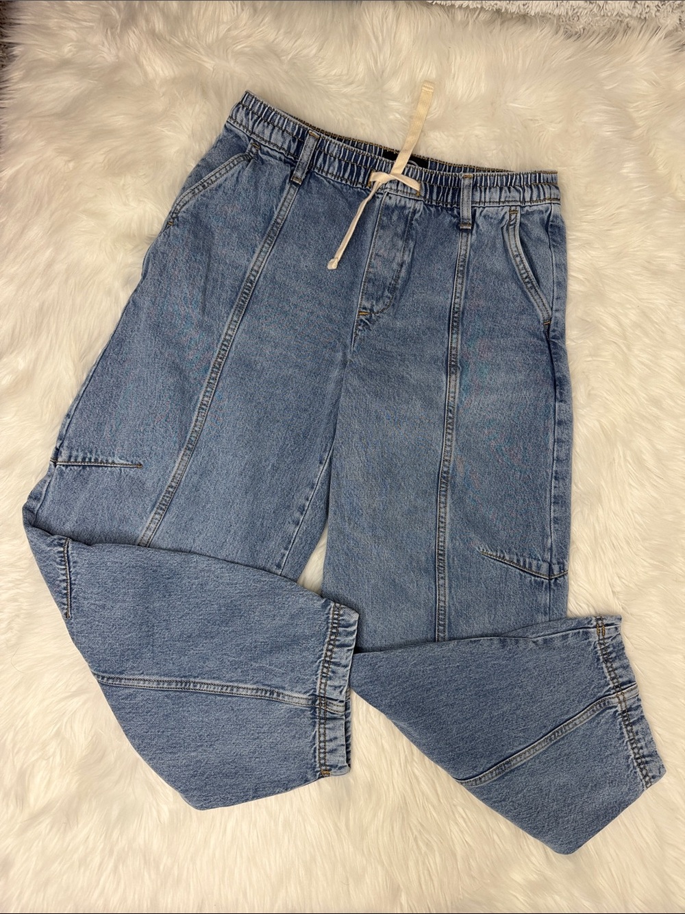 Cropped barrel jeans Small - Picture 2 of 13